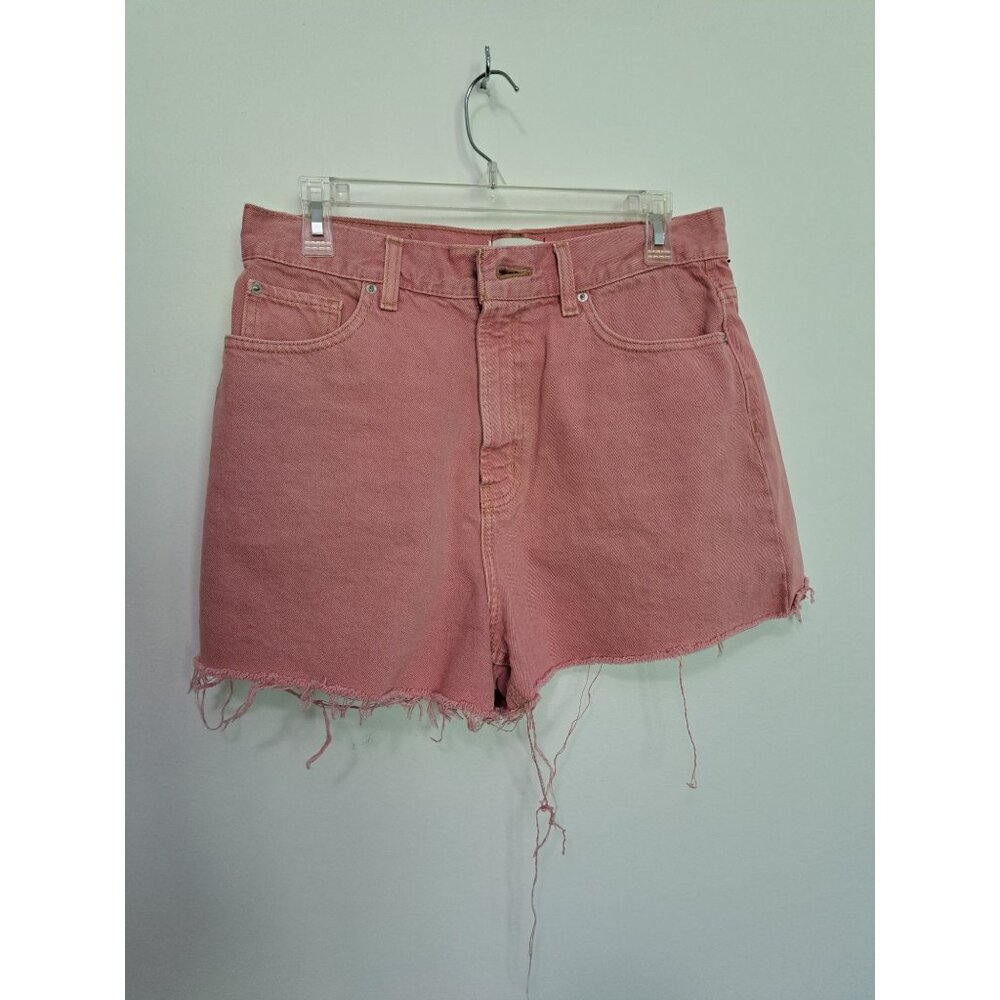 BDG Womens Pink Denim Cut off Jean Shorts Size 31